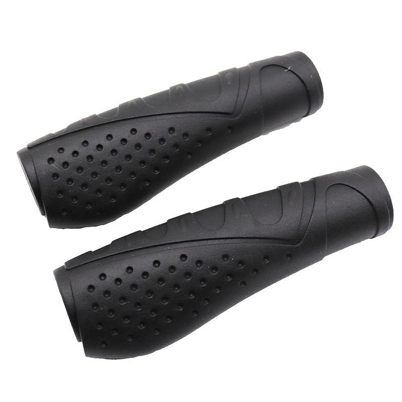 ROHS Compliant Soft Bike Bicycle Handlebar Grips Anti-Slip Texture Made of Rubber Bicycle Parts
