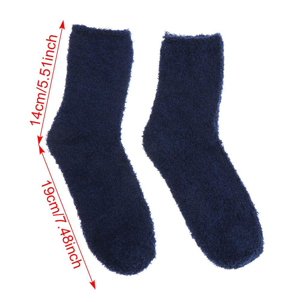 Christmas Gift Winter Warm Breathable Soft Coral Velvet Socks Bed Floor Fluffy Cosy Sleep Socks