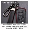 Car Remote Key Cover Case Shell Fob for Toyota Hilux Revo Auris Corolla Reiz Avensis Verso Yaris Aygo Rav4 Scion TC IM 2017 2016