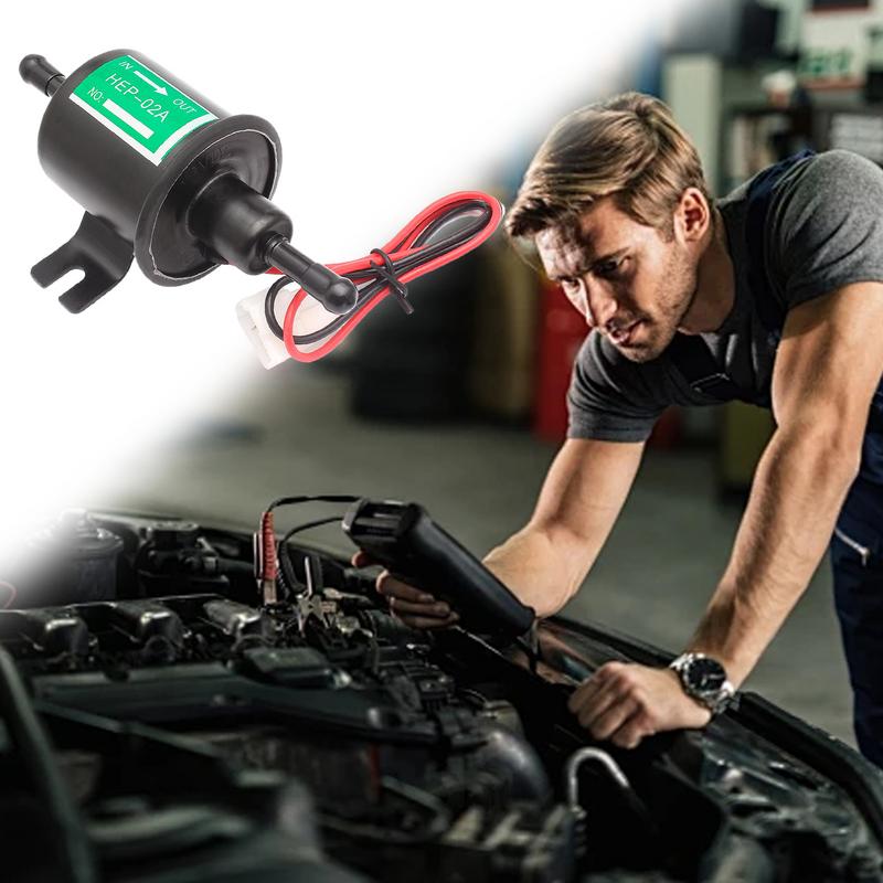 Масляный насос низкого давления 12В Масляный насос низкого давления Перекачивающий HEP-02A Модификации автомобиля Мотоцикл Электрический масляный насос Эффективный Для