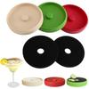 3-Tier Margarita Salt Rim Set Stackable Design Bar Rimmer Tray  Margarita Glasses