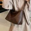 Весна 2025 новая ретро женская сумка-тоут большой вместимости повседневная модная сумка на плечо сумка премиум класса женская сумка