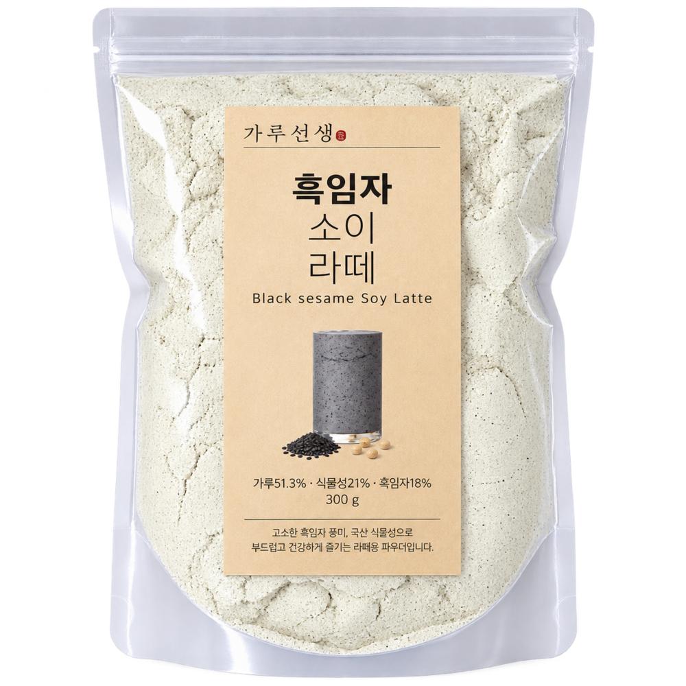 Garuseonsaeng Mix-and-Eat Fresh Soy Milk Black Sesame 500g Domestic Black Sesame Plant-based Beverage 1 pcs