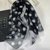 Summer Scarf, Women's Gift, Small Scarf, Polka Dot Versatile Scarf, Sunscreen Thin Scarf
