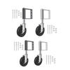 Sturdy Gate Wheel with 360 Swivels Casters Convenient Accessory for Garden Farm and Fence Support Daily Casual Use