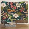 Green Plant Flower Tapestry Tropical Plant Series Hanging Landscape Flower Indoor Tapestry Room Decoration Aesthetics Bedroom