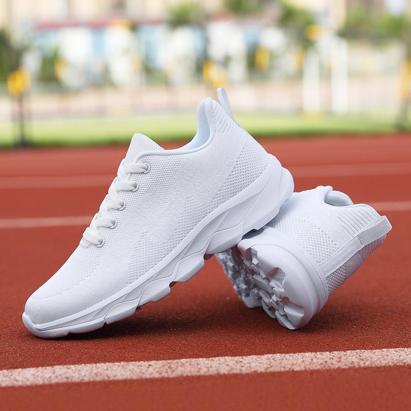 Летняя женская обувь универсальная дышащая легкая спортивная обувь для бега дышащая повседневная дорожная обувь черная рабочая обувь женская