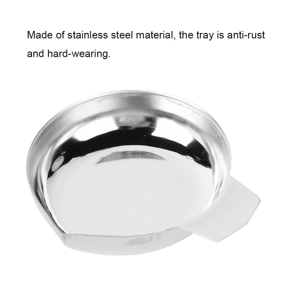 Stainless Steel Digital Scale Pan Height 1.6cm Jewelry Scale Pan For Jewelry Weighing
