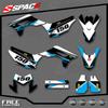 SPACE Custom Team Motorcycle Graphics Background Decal for HONDA CRF 2018 2019 2020 2021 CRF150L Decals Stickers Kits