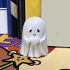 Halloween Ghost Figurine Mini Ghost Statue Spooky Halloween Ghost Figurines Resin Ornaments for Indoor Home Office Decor