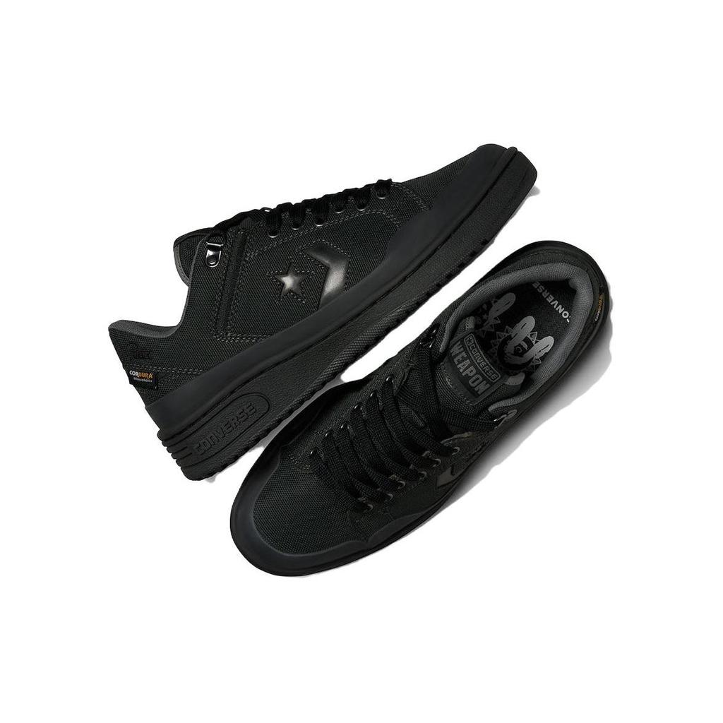 Patta X Converse Weapon Low Black Grey Unisex Sneakers Multi-Color A09783C