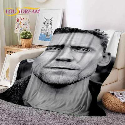 3D коллаж Тома Хиддлстона, актер, мягкое фланелевое одеяло для кроватей, спальни, дивана, пикника, плед для активного отдыха, дневного сна, подарок, ребенок