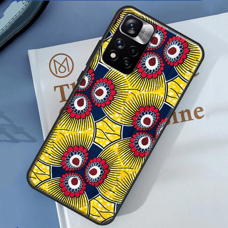 African Prints Fabric Case For Xiaomi Redmi Note 14 13 Pro 12 11 9 10 9S 10S 11S 12S Redmi 13C 10C 12C 14C Cover