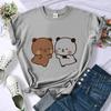 Футболка Bubu Dudu женская эстетичная крой 80-х cutecore графика корейская мода рубашка корейская мода готика манга