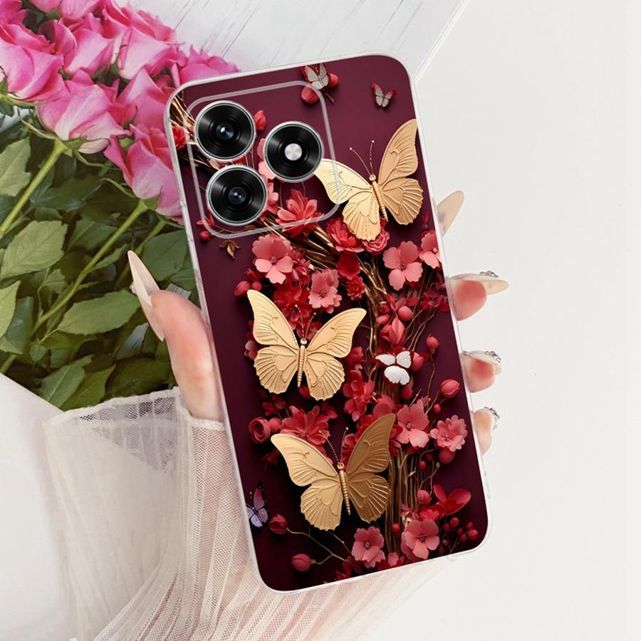 Чехол для Honor X5c Plus Мягкий Силикон Прозрачный Модный Стиль Защитная Крышка для HonorX5c X 5 C Plus NLA-LX1 Чехлы