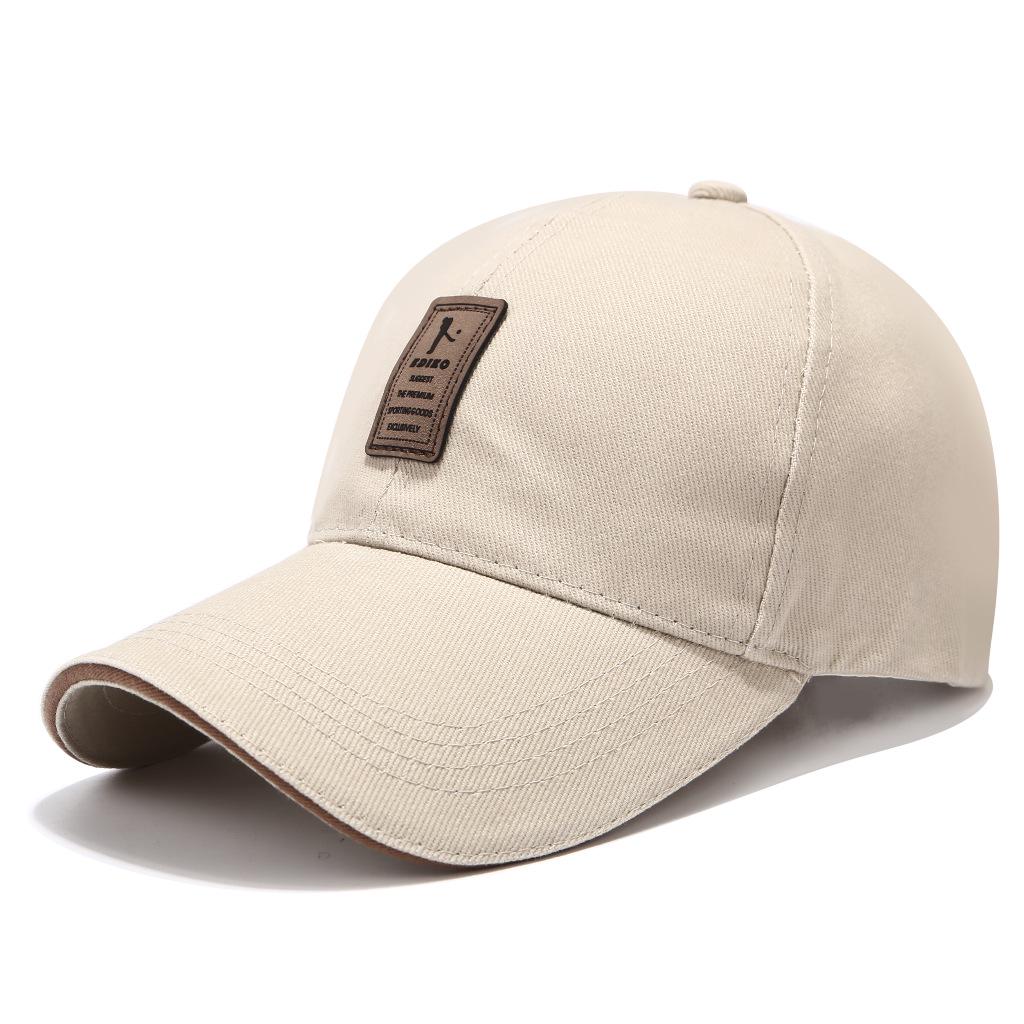 2025 Горячая Распродажа Корейская Мужская Летняя Модная Спортивная Солнцезащитная Шляпа для Отдыха Хлопковая Регулируемая Бейсболка