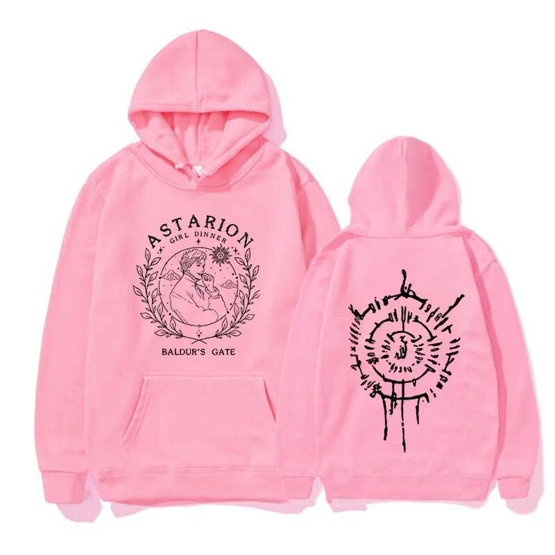 Горячая 2023 пуловер Astarion с капюшоном унисекс, повседневные модные толстовки с длинными рукавами, унисекс, свободные флисовые толстовки большого размера, уличная одежда