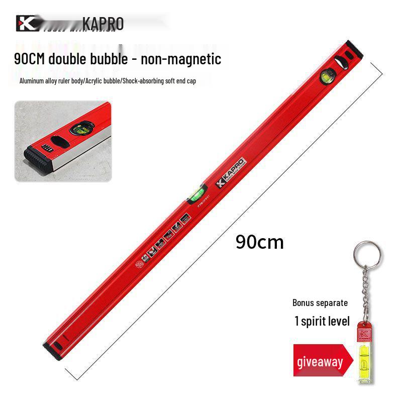 Высокоточный противоударный мини-магнитный алюминиевый спиртовой уровень