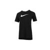 Nike T Shirts Women's Black Crew Neck Moderate Straight Fit CZ8521-010