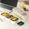 Stainless Steel Snack Containers Divided Condiment Box with Lids Lunch Box