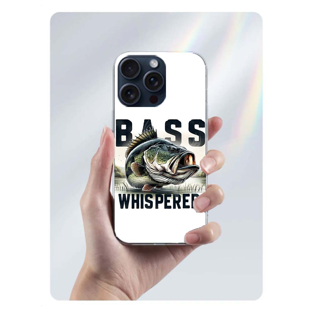 Enjoy a Day of Fishing Pleasure Clear Phone Case For Iphone 17 Air 16 Pro Max 15 Pro 14 Plus 17E 16E 11 13 12 Mini Cover Cases F