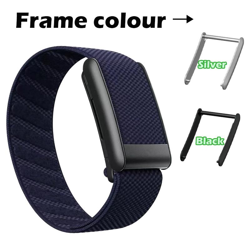 Для Whoop 5.0 Твиловый Нейлоновый Ремешок+РАМКА Ремешки Браслет Whoop Band 5.0 4.0 Эластичный Растягивающийся Спортивный Ремешок Браслет Часы для Whoop 4 5