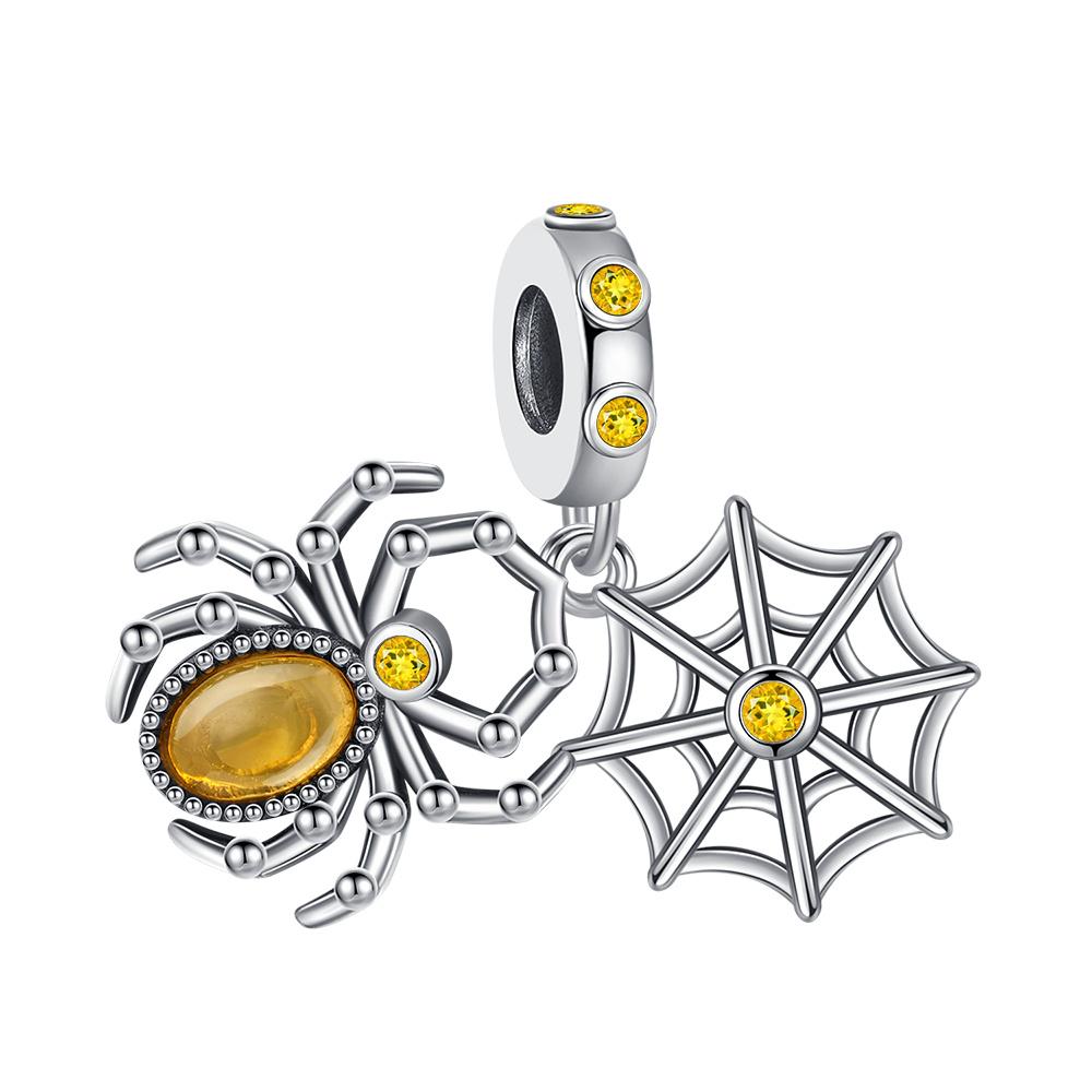 S925 Стерлингового Серебра Модный Шарм Подходит Оригинальный Браслет DIY Для Женщин Ювелирные Изделия Башня Цветок Подвеска Изысканные Подарки На День Рождения