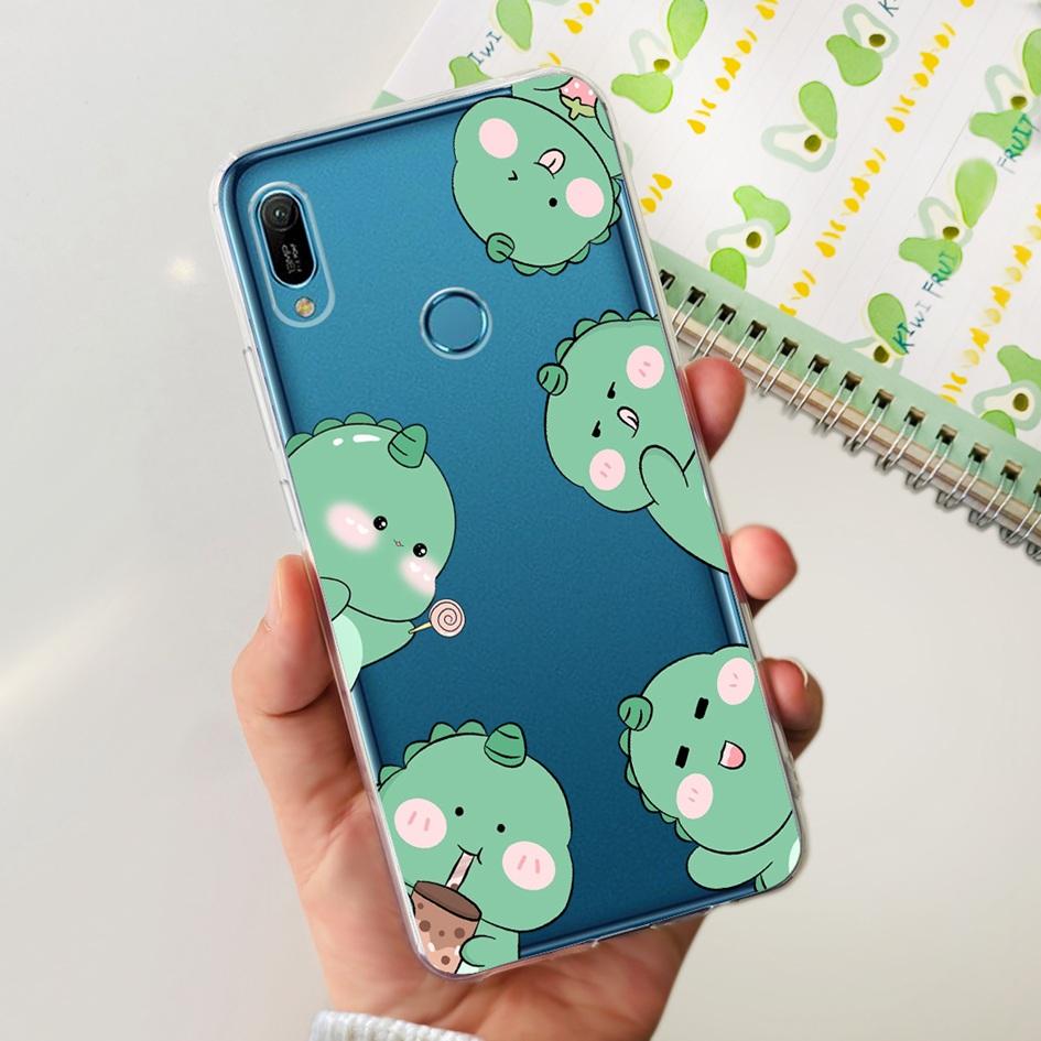 For Huawei Y6 2019 Case Y6 Pro 2019 Back Cover Popular Butterfly Astronaut Soft Silicone Phone Case For Huawei Y6s Y 6 2019 Capa