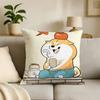 Funny Shiba Inu Day Gift PillowCase Sofa Cushion Cover Suitable For Home Bedroom Room custom Decoration