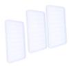 3Pcs Single Side Transparent Portable Fishing Lure Bait Waterproof Accessory Storage Boxmedium