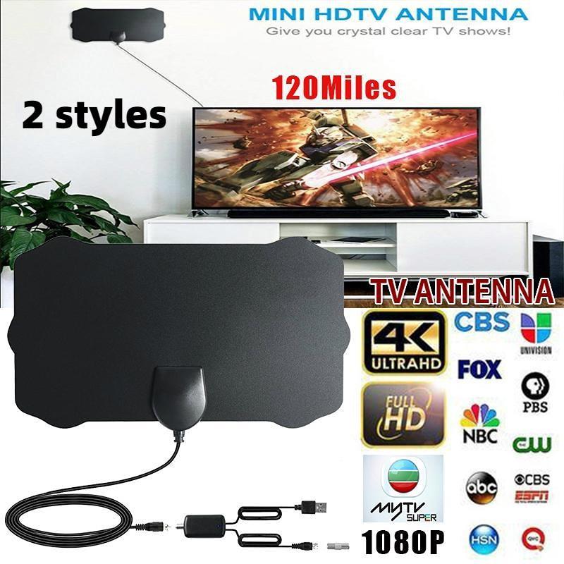 HDTV-антенна - 4K HD-антенна TV Fox Surf Антенны Freeview DVB-T/DVB-T2 Усилитель сигнала HDTV