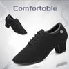 Новые модные женские туфли для латиноамериканских танцев в стиле модерн на каблуке 5 см черного цвета для обучения учителей танцам