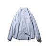 Japan fashion Retro Stand Collar Cotton Casual Shirts Men's Long sleeve Spring and Autumn Outerwear Foreign Trade Men's Solid Cotton Shirt