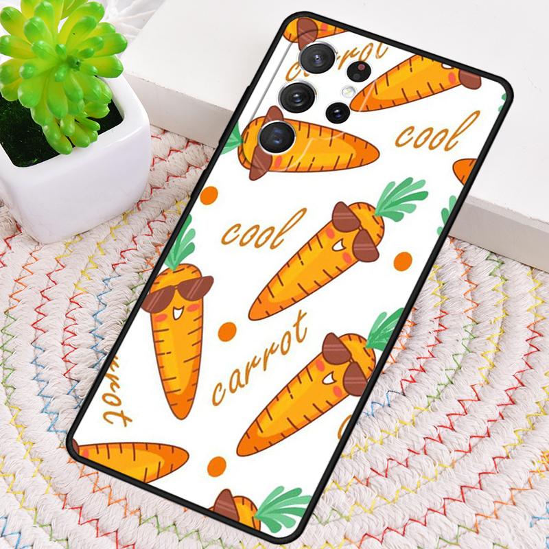 Милый мультяшный чехол для телефона с рисунком моркови для Samsung Galaxy note 10 pro S26 Ultra S23 S24 FE S25 S21 S22 PLUS ударопрочный чехол