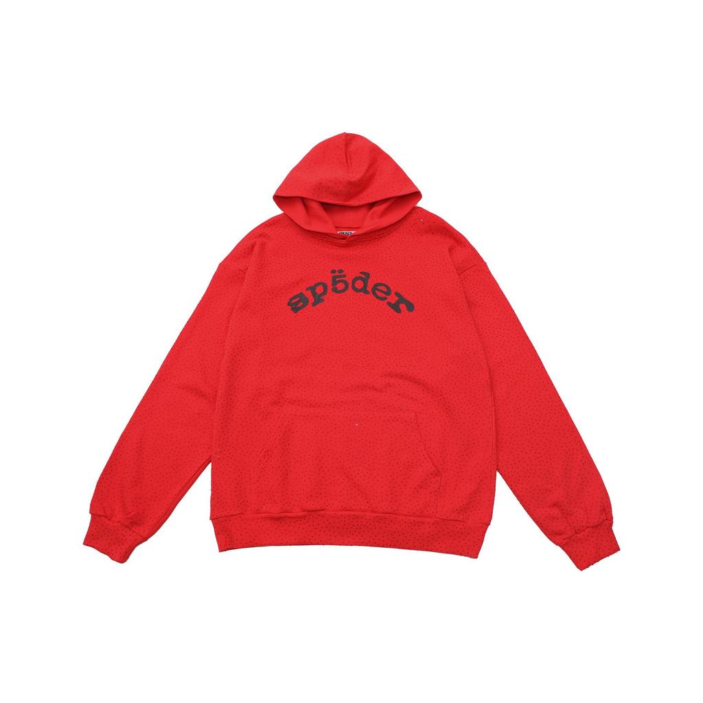 Unisex American-Style Sp5der 555555 Diamond Hoodie - Trendy High-Street Fashion