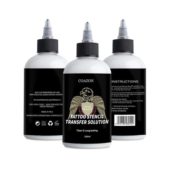 Yousheng 150 мл Гель для переноса татуировки Долговечная четкость Быстросохнущая Мягкая формула Натуральный ингредиент Безопасный в использовании Прозрачный раствор для переноса тату-трафарета