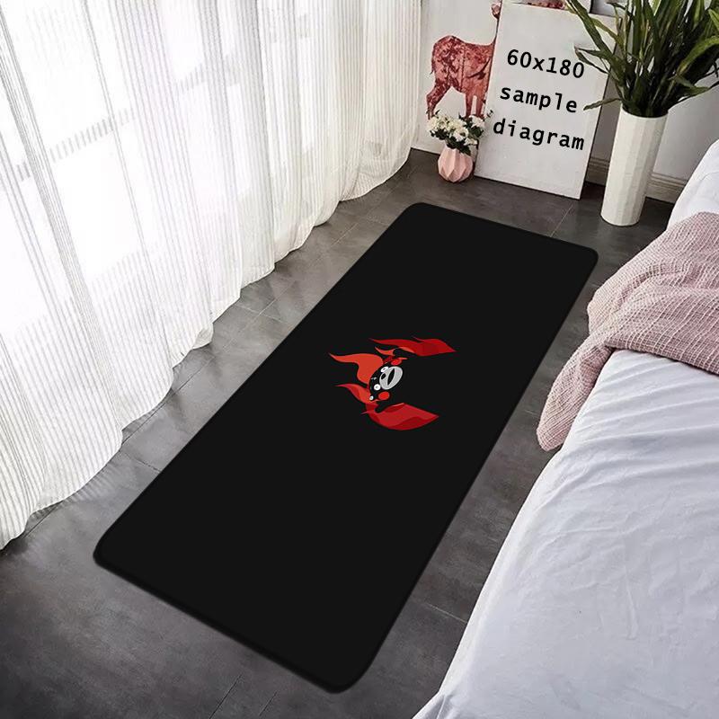 Interior Floor Mat Doormat Kawaii Kumamons Non-slip Foot Rug for Entryway Kitchen Carpet Bedroom Bedside Mats Home Decoration