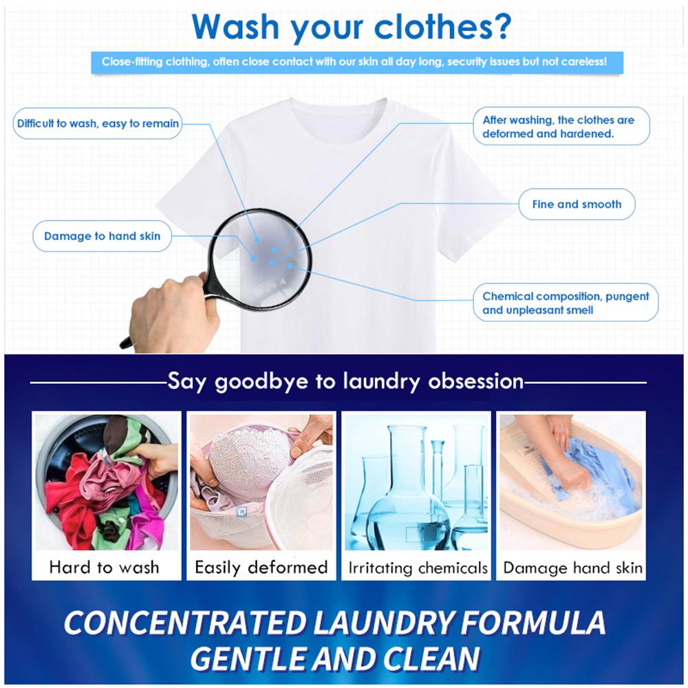 40/120Pcs Nano Super Concentrated Laundry Clean Нежный стиральный инструмент Товары для дома Чистящие средства Моющие средства Листы
