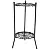 2‑Tier Metal Plant Stand Flower Pot Holder Display Shelf Rack Home Decoration Garden Accessories