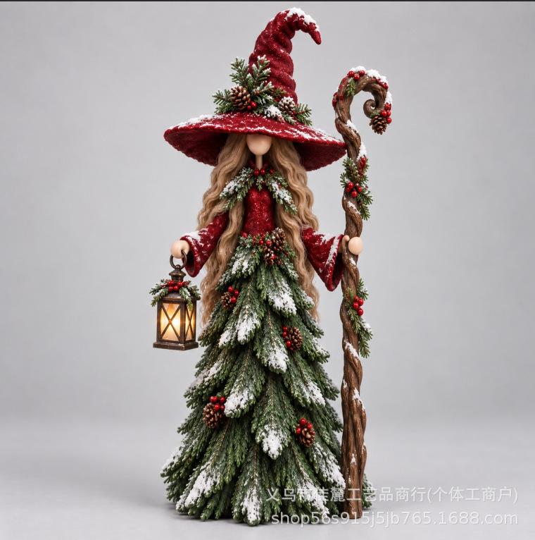 Cute Fashion Exquisite Style Innovative Personality Portable Fun Snowman Old Man Witch Ornament