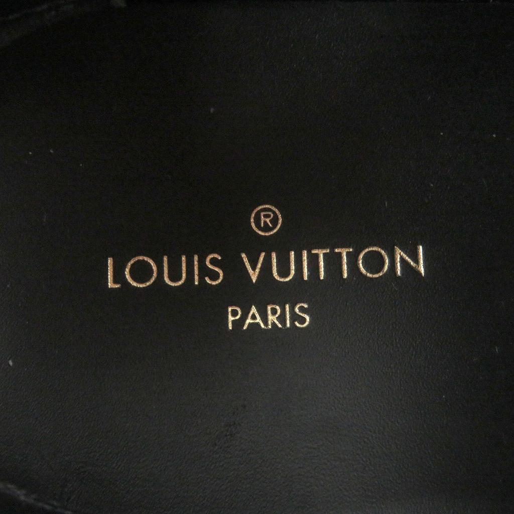 Отличные кроссовки LOUIS VUITTON с низким вырезом линии LV Runaway из белой, коричневой и черной кожи, мужские, размер 7, б/у