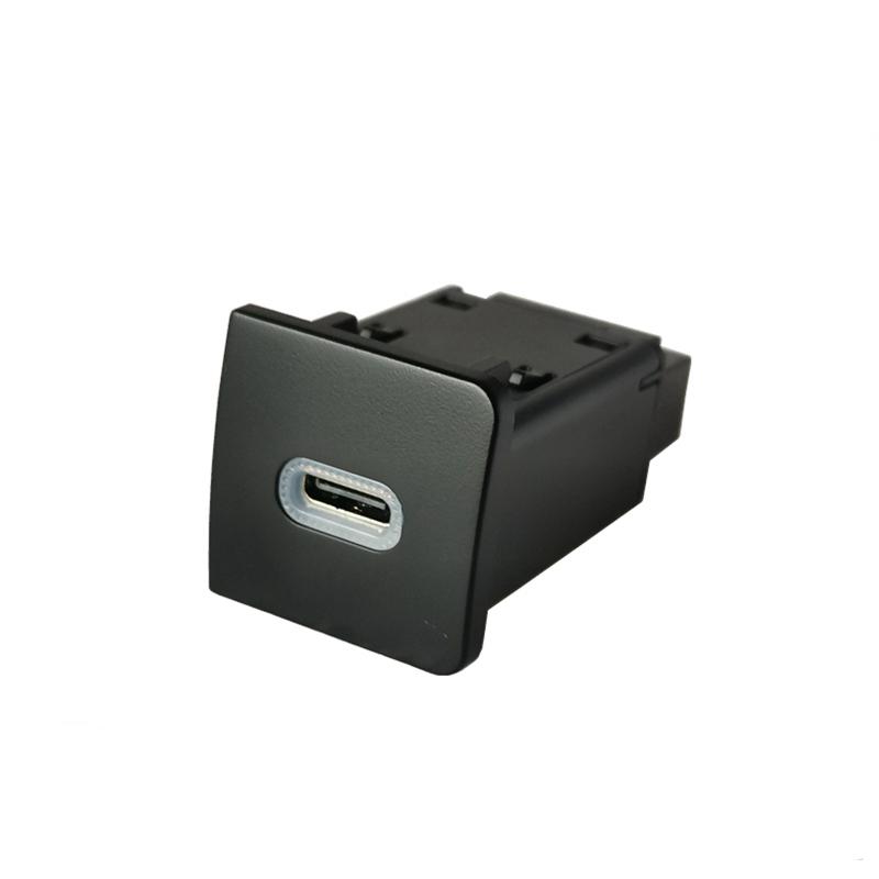 Автомобильное быстрое зарядное устройство TYPE-C QC3.0 USB-интерфейс Двойная розетка для зарядки телефона Подходит для VW Golf 5 Golf 6 Аксессуары Выключатели аккумулятора5