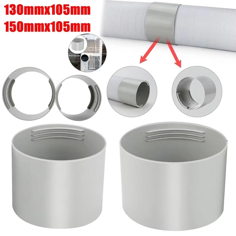 130/150mm Duct Extension Pipe Flexible Exhaust Hose Interface for Mobile Air Conditioning