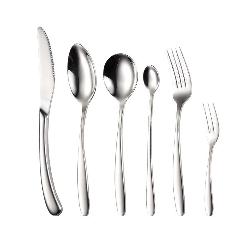 304 нержавеющая сталь столовые приборы ножи вилки и ложки многофункциональные СТОИМОСТЬ зеркальная полировка 201 ресторан подарки столовые приборы толстые