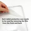 For iPad (2025)/iPad 10.9 (2022) Case Corner Protection Clear Acrylic+TPU Tablet Cover