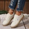 Маленькие белые туфли женские 2025 весна и лето импортные новые туфли женские туфли повседневная спортивная обувь однотонные белые туфли