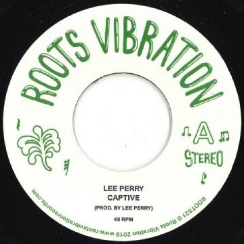 7-дюймовая пластинка LEE PERRY - Captive / Dub Cap ROOTS21 Roots Vibration 1978 Европа Регги, Ска и Даб