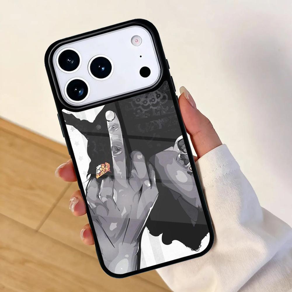 Fashion 2Pac Tupac Shakur Mobile Phone Case for IPhone 17 AIR 16pro Max 15 14 13 12 11 Bumper Cover