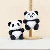 Cute And Cuddly Panda Plush Toy Keychain Soft Pp Cotton Stuffed Animal Doll