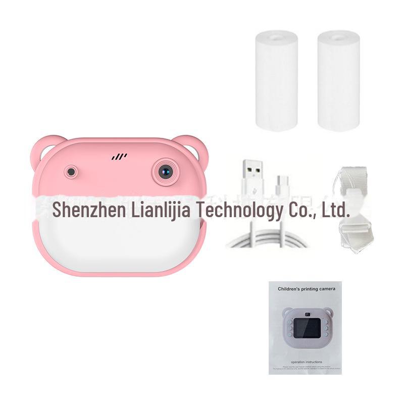 Новая камера Polaroid с двумя объективами HD для детей - игрушка для фото и видео с подарочной коробкой